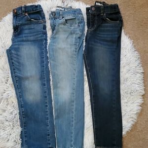 Bundel of 3 Boys blue jeans